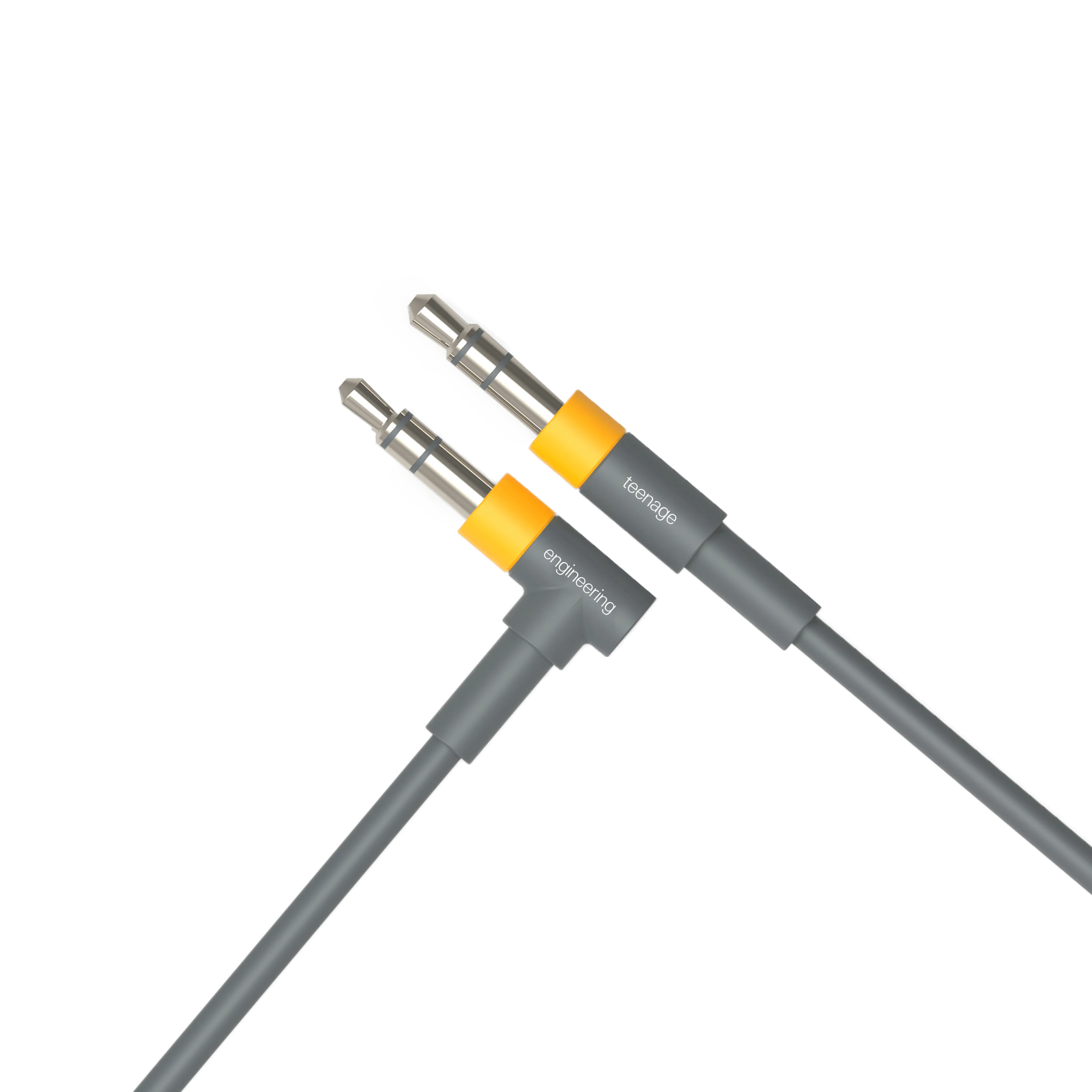 slim audio cable angled