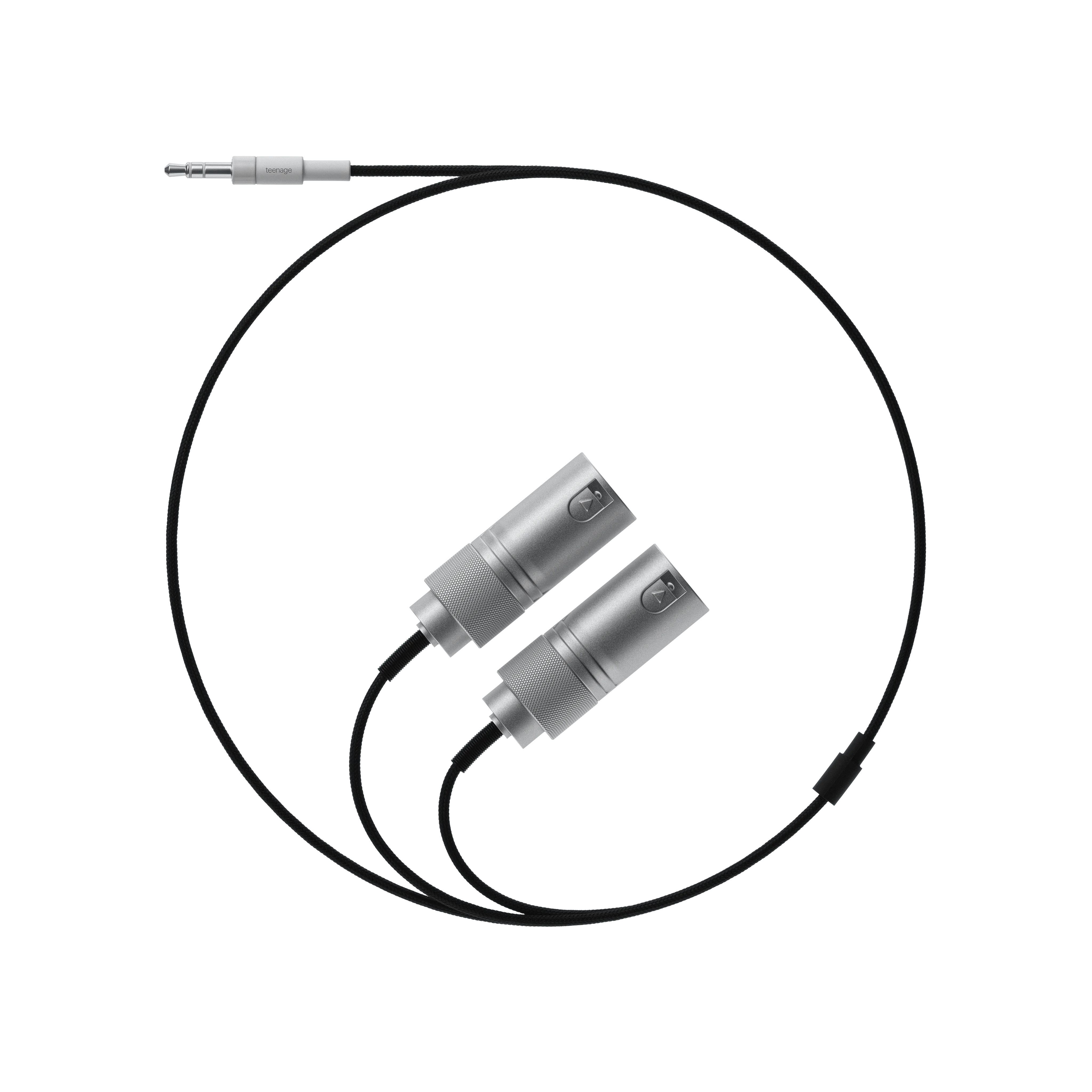 textile cable 3.5 mm to 2x xlr (plug) 2 textile cable 3.5 mm to 2x xlr (plug)