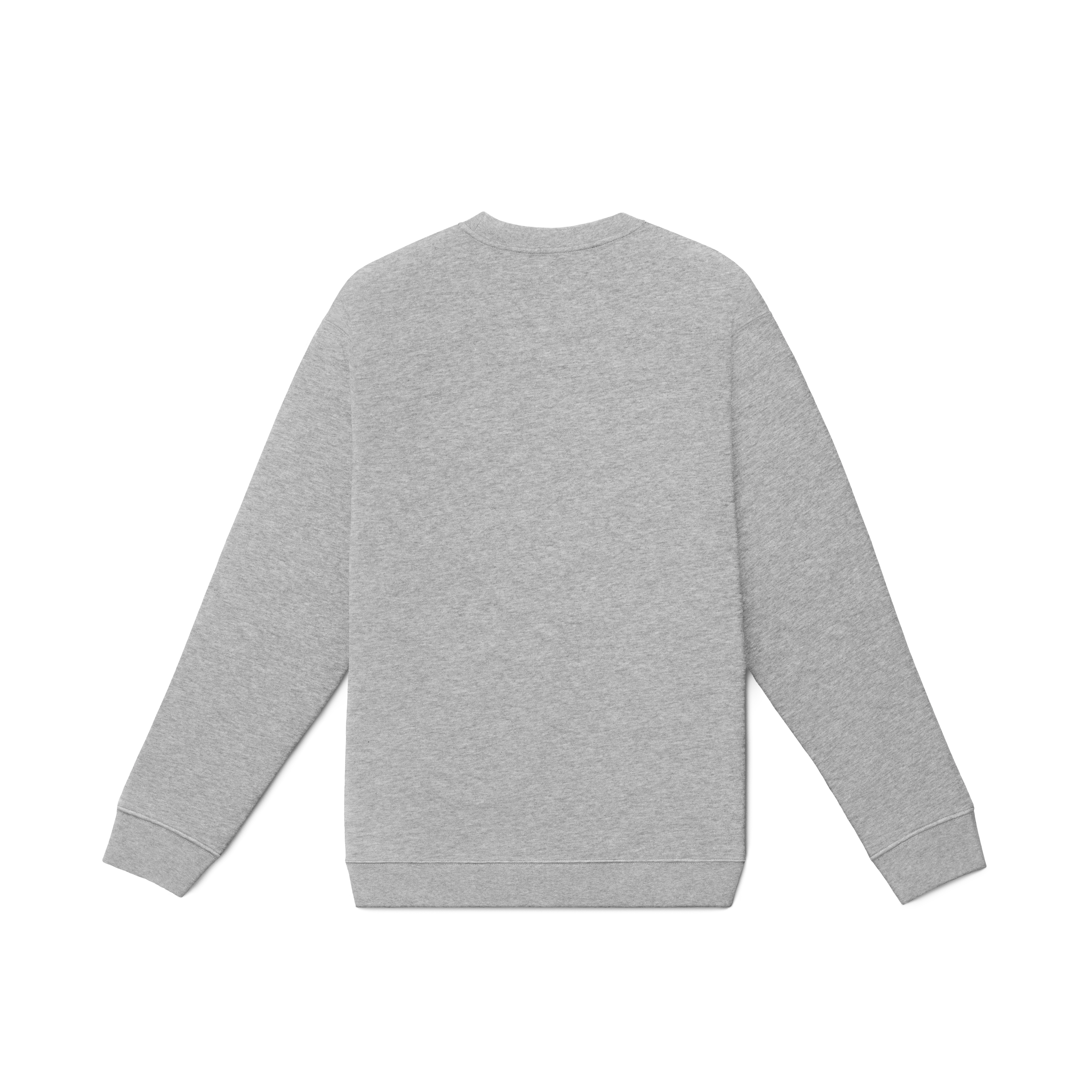 cotton sweatshirt gray melange