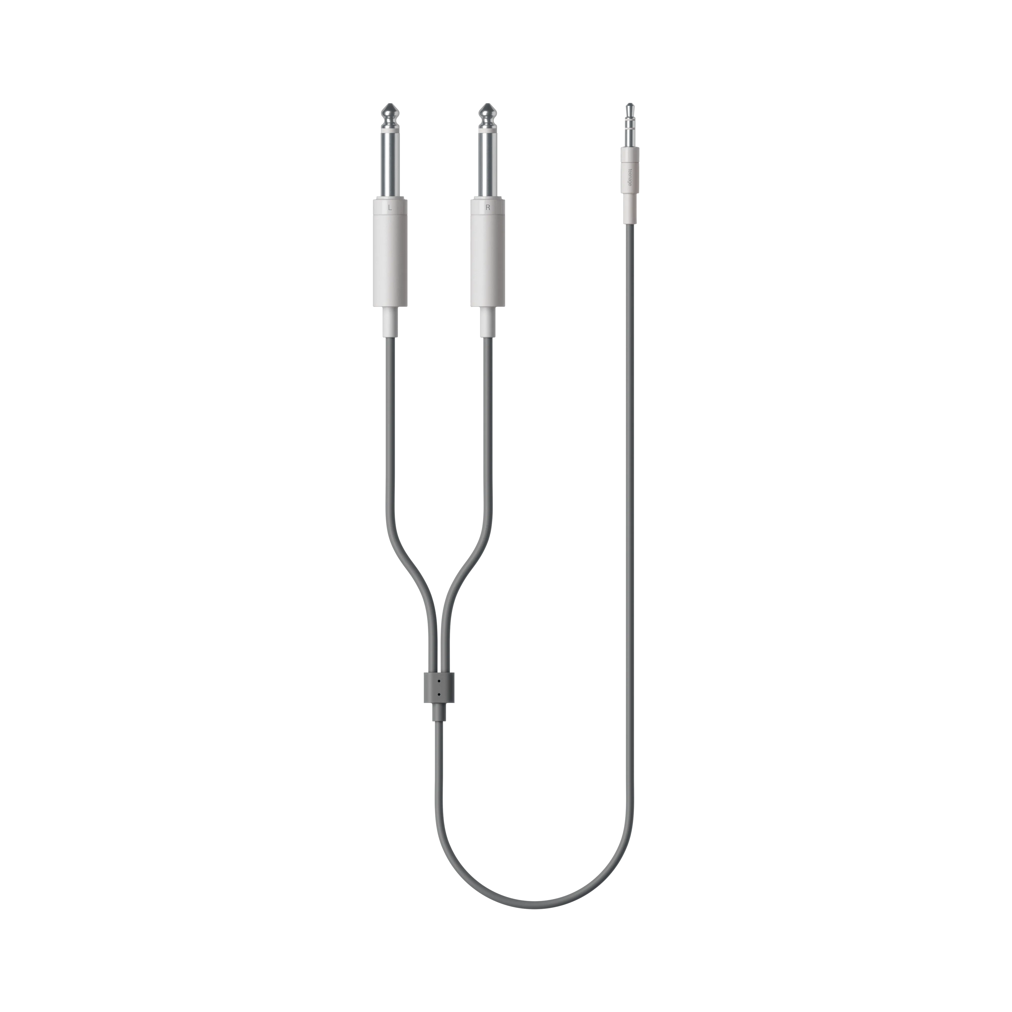 slim audio cable 3.5mm - 2x 6.35mm